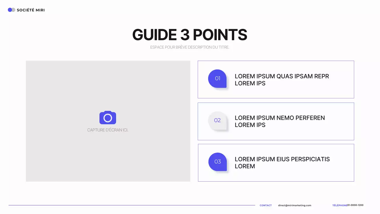 Un simple guide de programmation en bleu et blanc