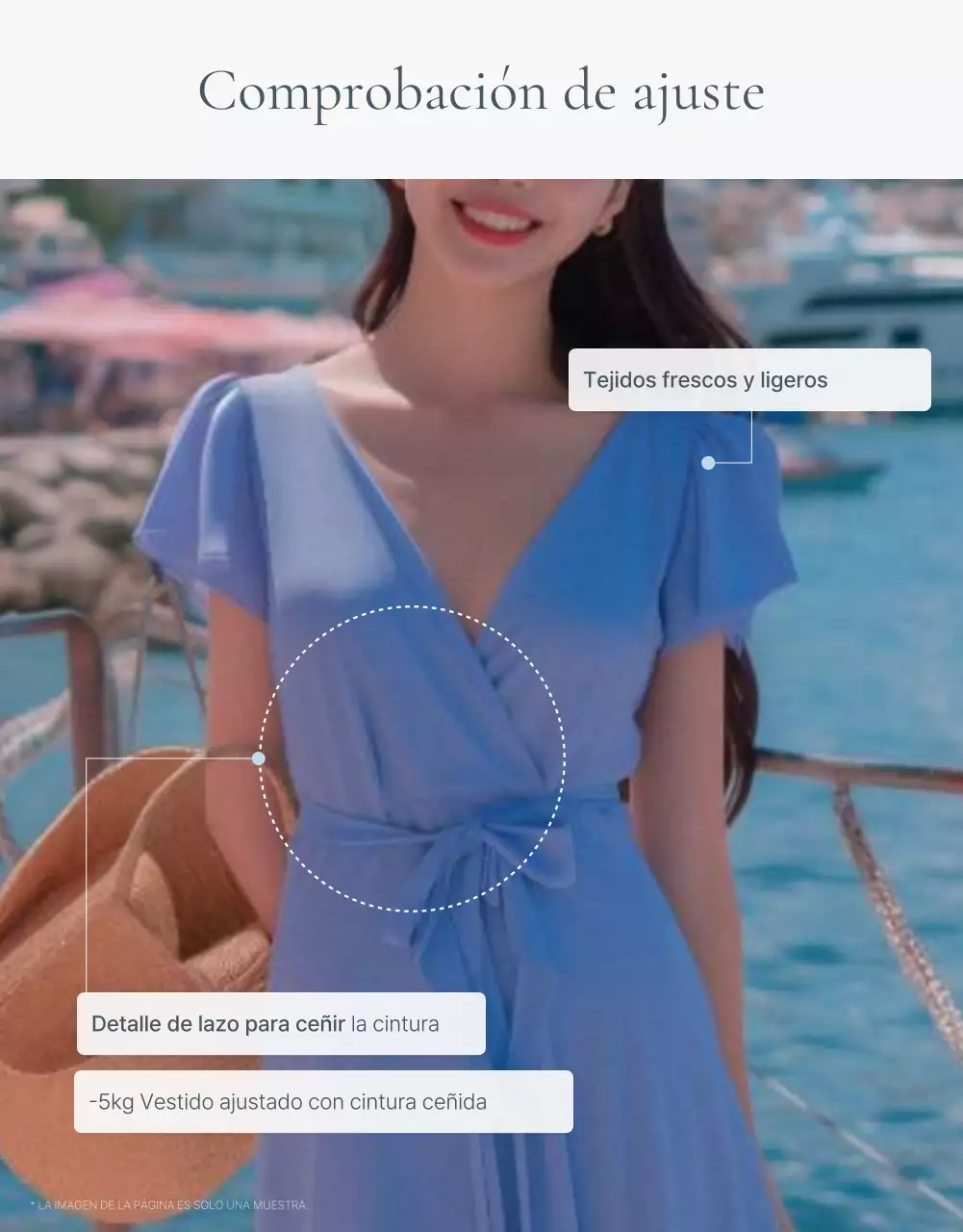 Concepto de emoji de vacaciones de verano en azul y azul claro para promover la moda