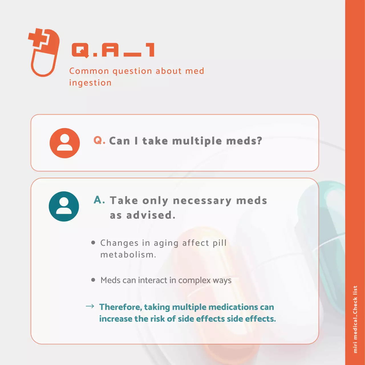 The orange, simple guide to proper medication use