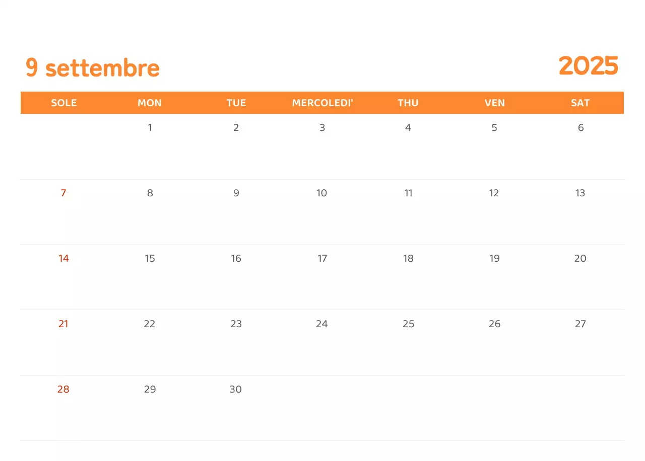 Calendari con illustrazioni colorate ed emozionali