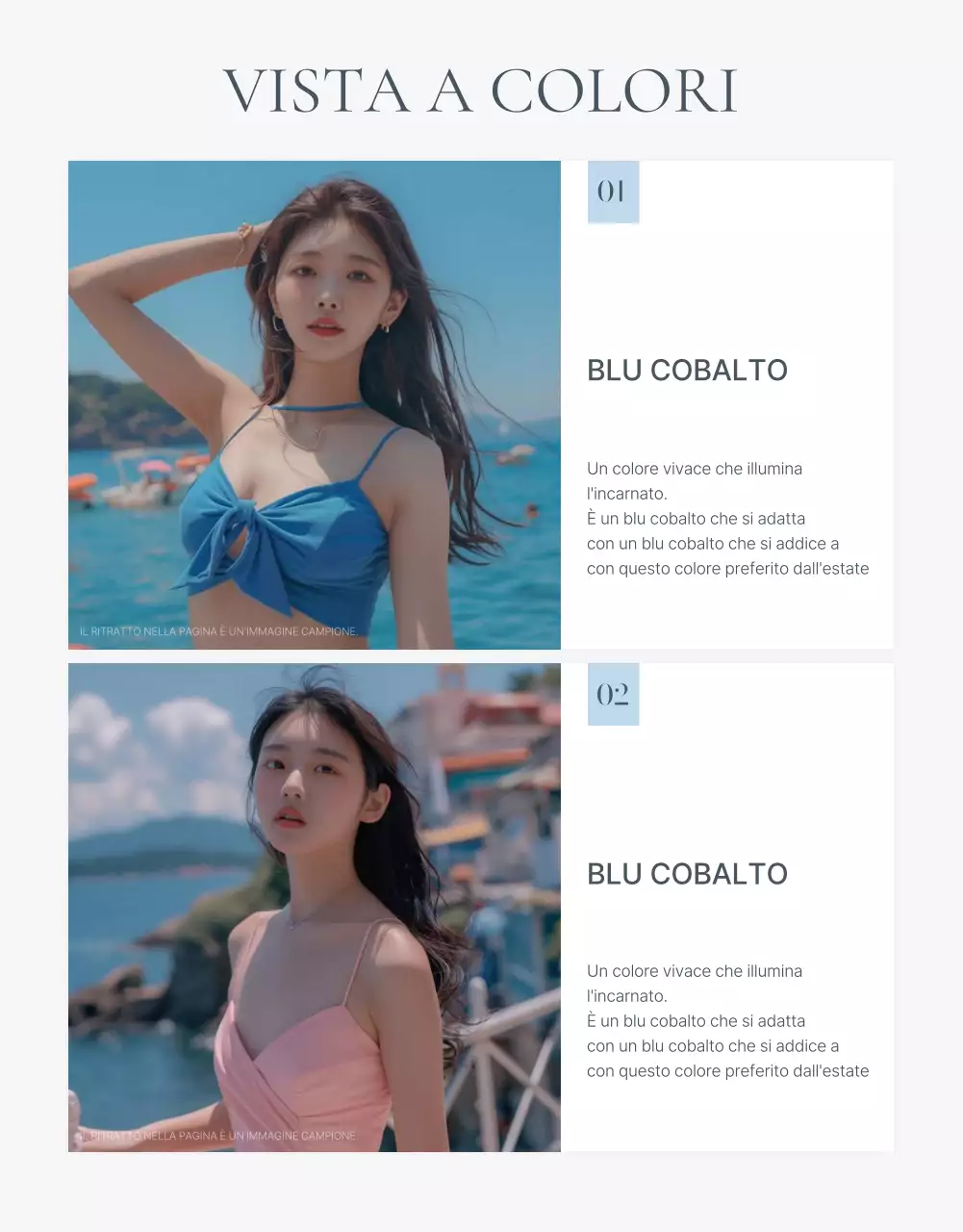 Concetto di emoji di tendenza per le vacanze estive in blu e azzurro per promuovere la moda