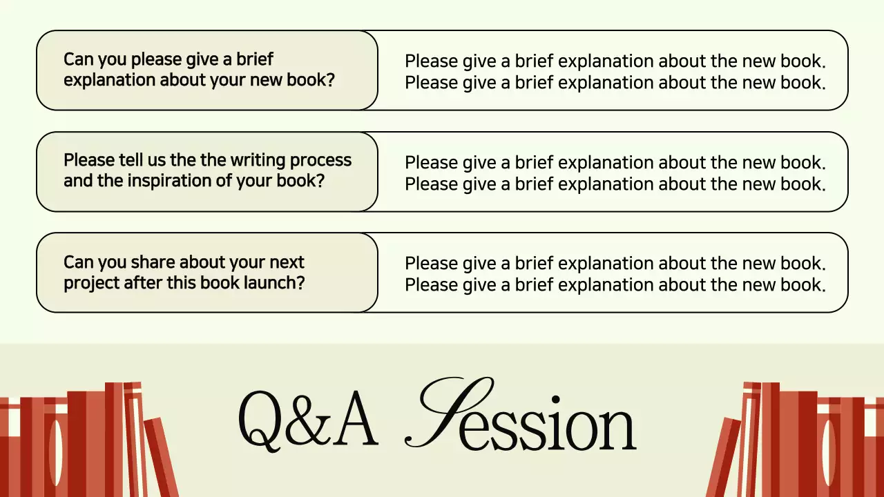 Beige Elegant Book Invitation Presentation