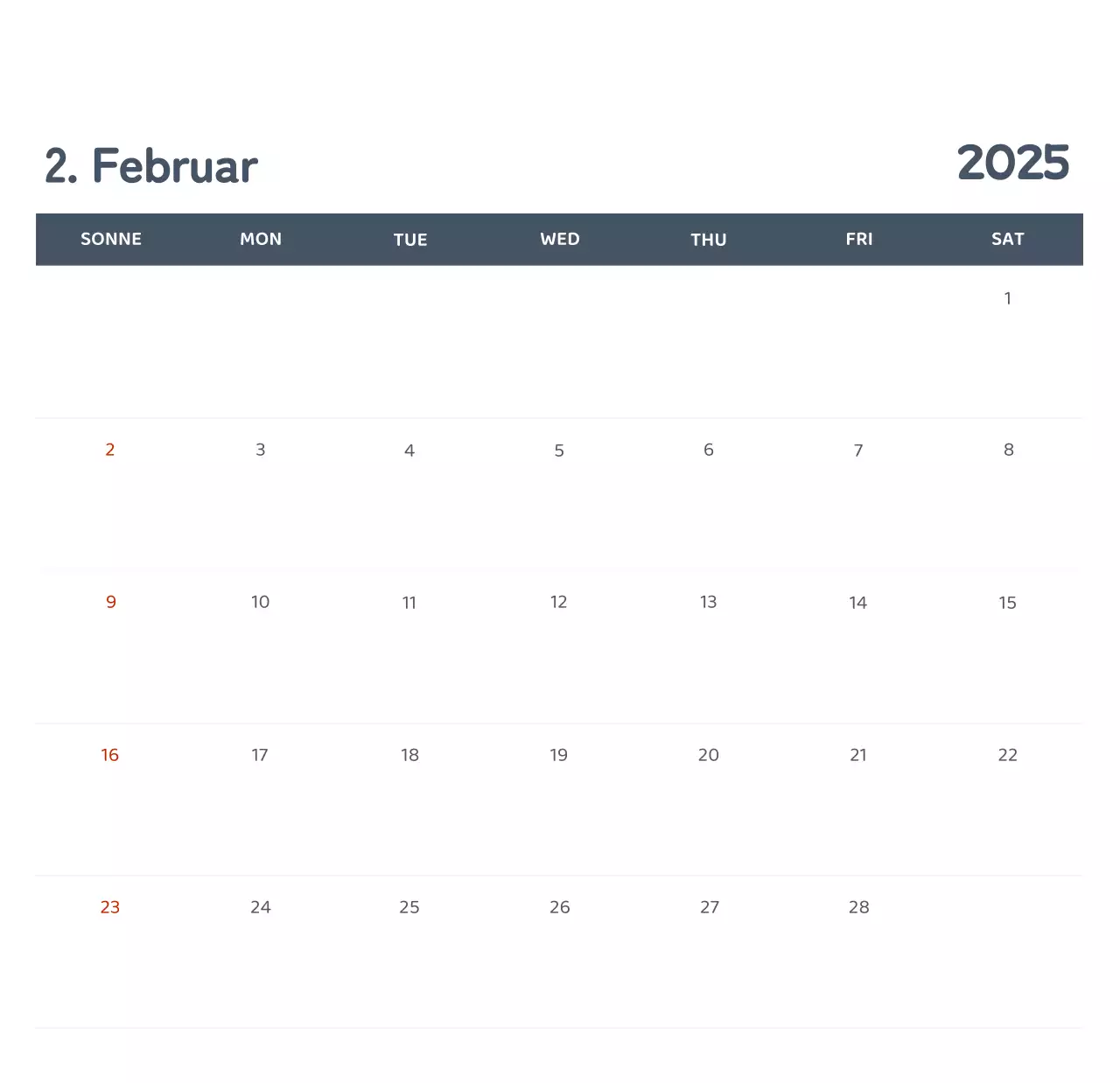 Kalender mit farbenfrohen und emotionalen Illustrationen