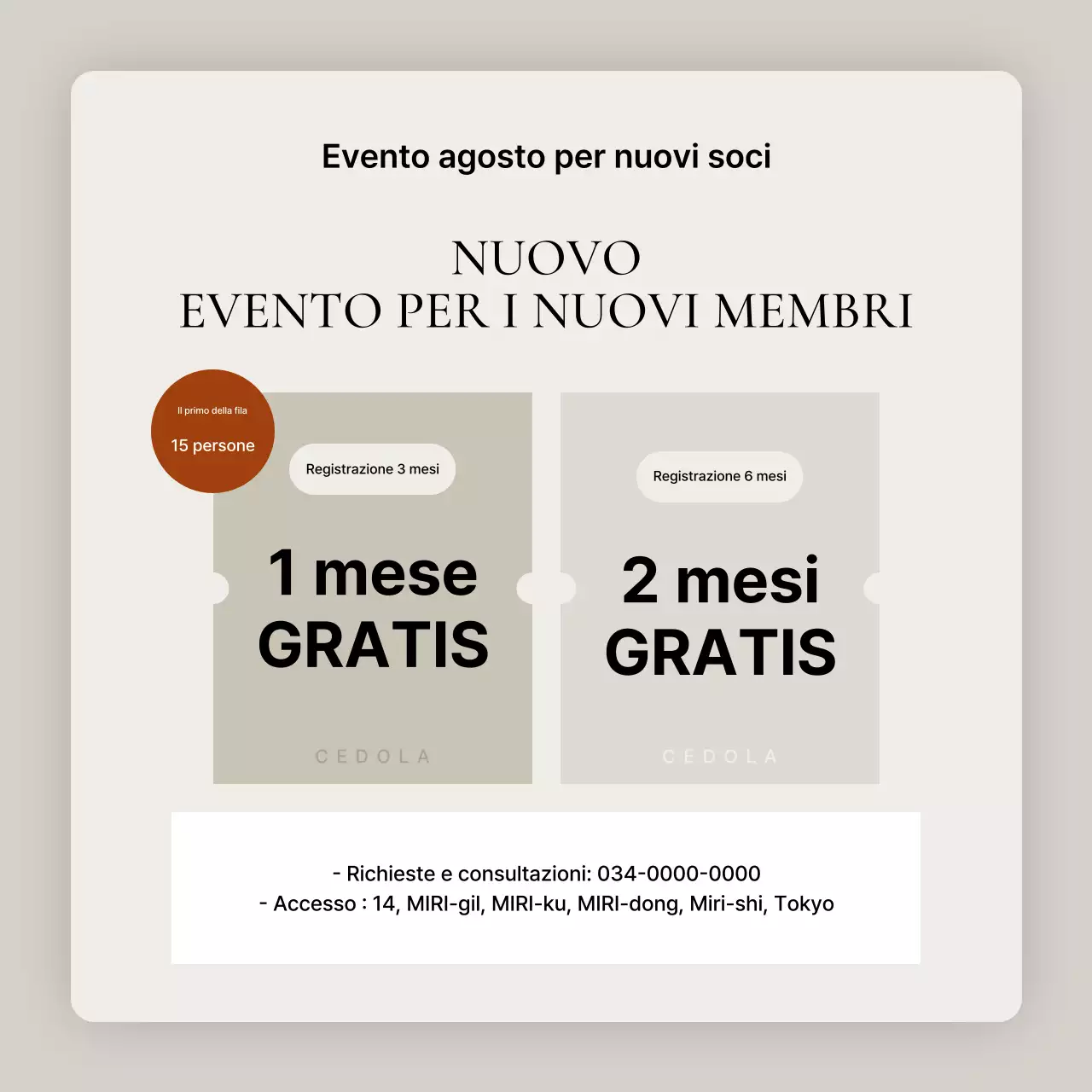 Promuovere lo yoga moderno in beige