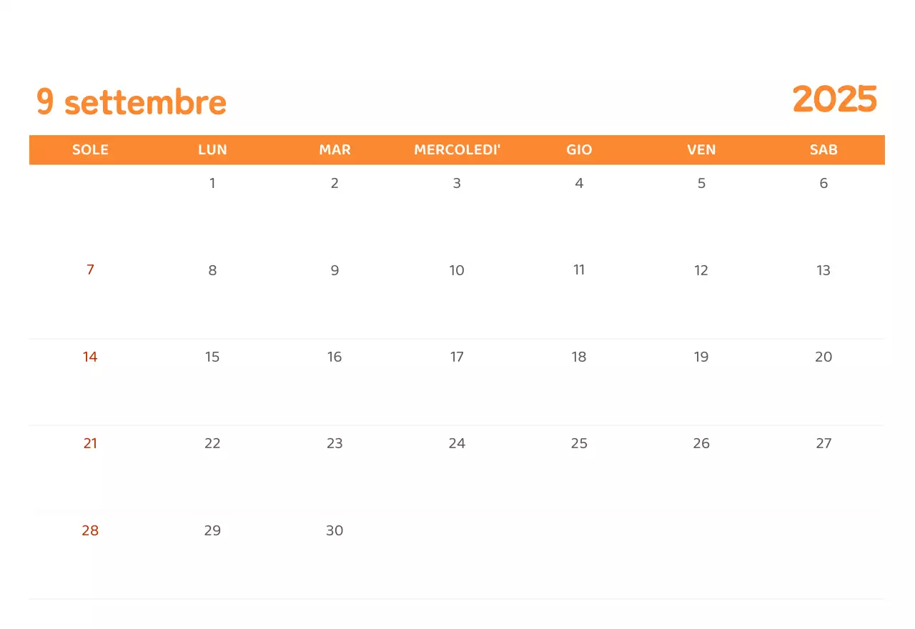Calendari con illustrazioni colorate ed emozionali