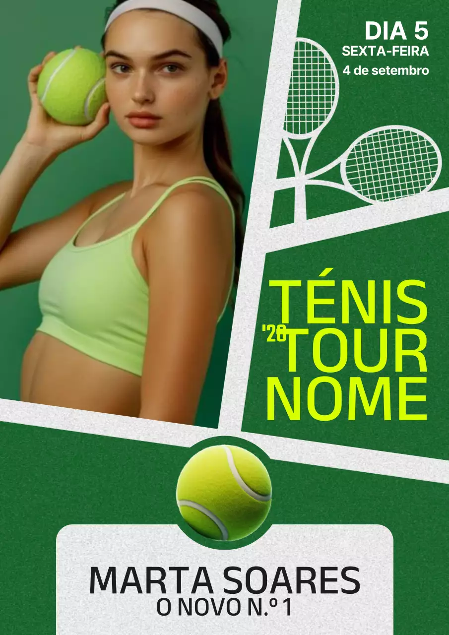 Notícias do Torneio de Ténis Moderno Verde Cinzento