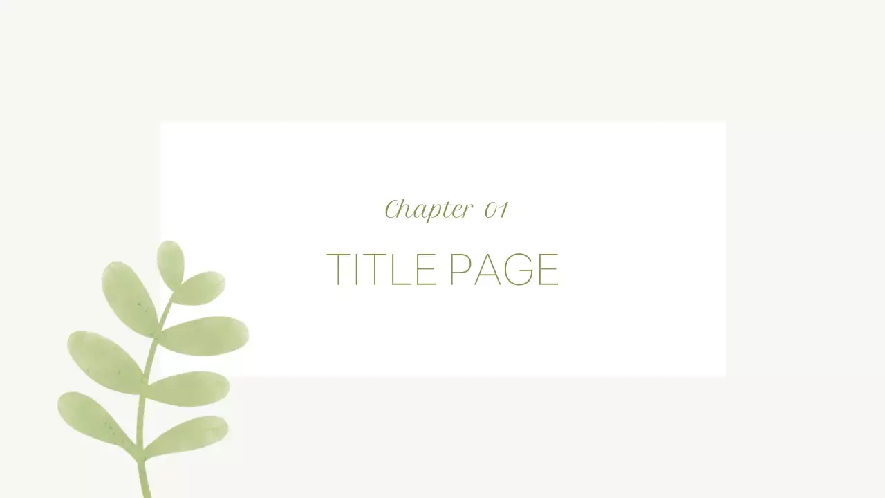 Pink Floral Guide Presentation