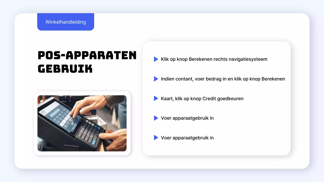 Een handleiding voor eenvoudige blauwe en gele winkelnormen