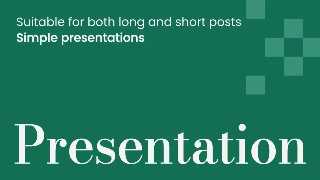 Green Simple Guide Presentation