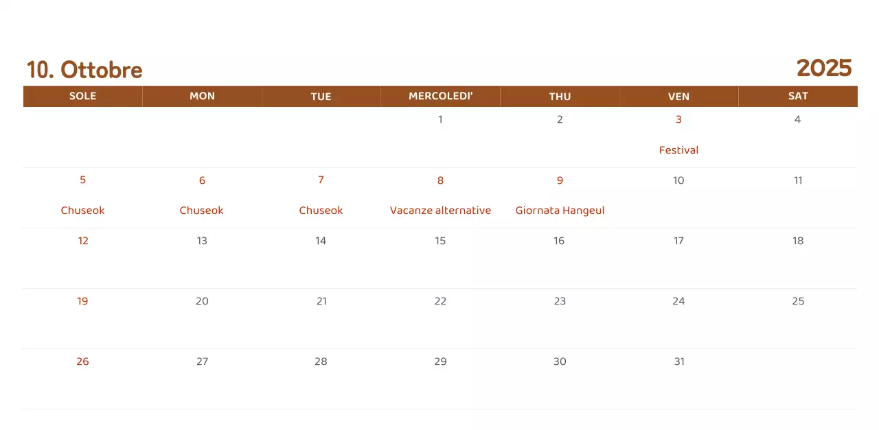 Calendari con illustrazioni colorate ed emozionali