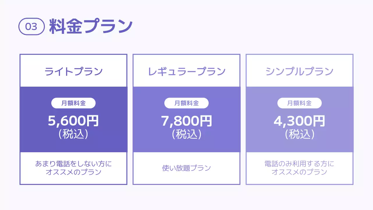青 シンプル ビジネス 提案書 プレゼンテーション