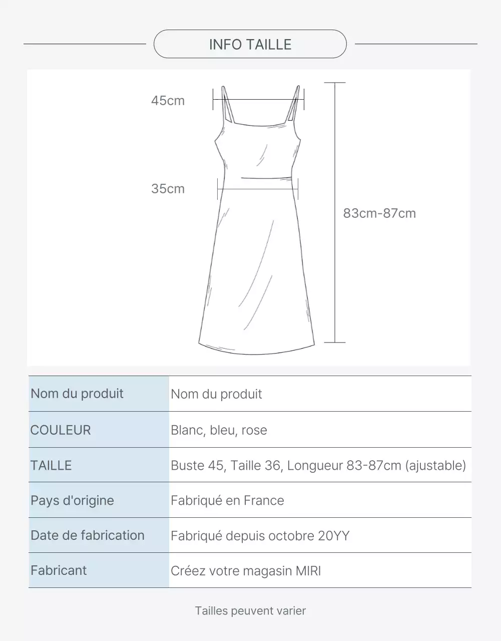 Concept d'emoji de vacances d'été en bleu et bleu clair pour promouvoir la mode