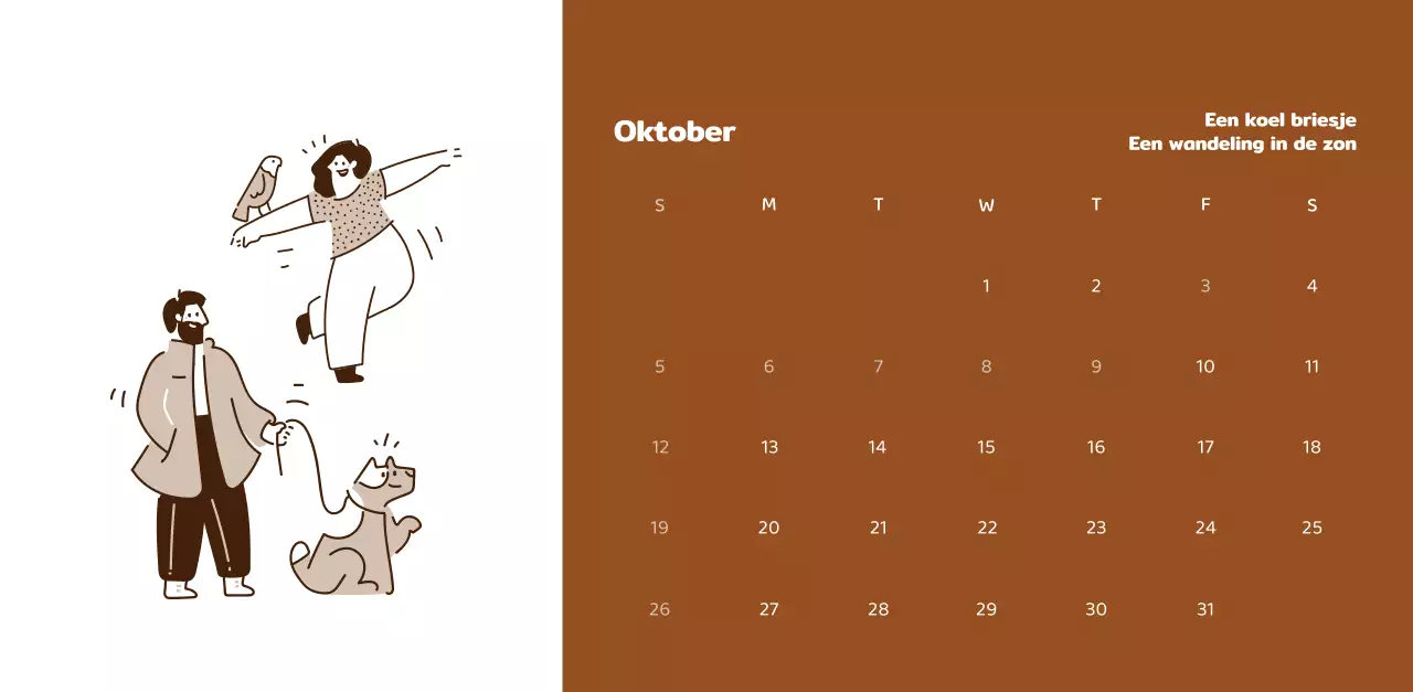 Kalenders met kleurrijke en emotionele illustraties