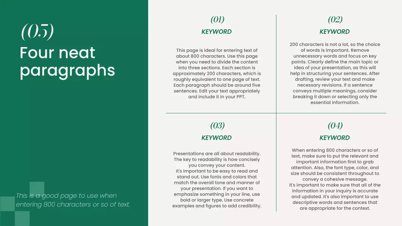 Green Simple Guide Presentation