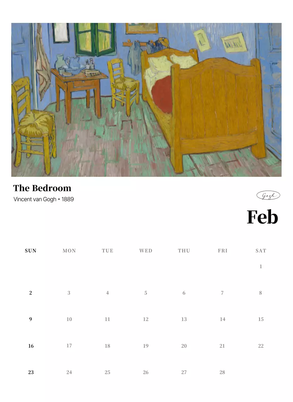 Sebuah mahakarya klasik yang sederhana dalam warna hitam dan abu-abu