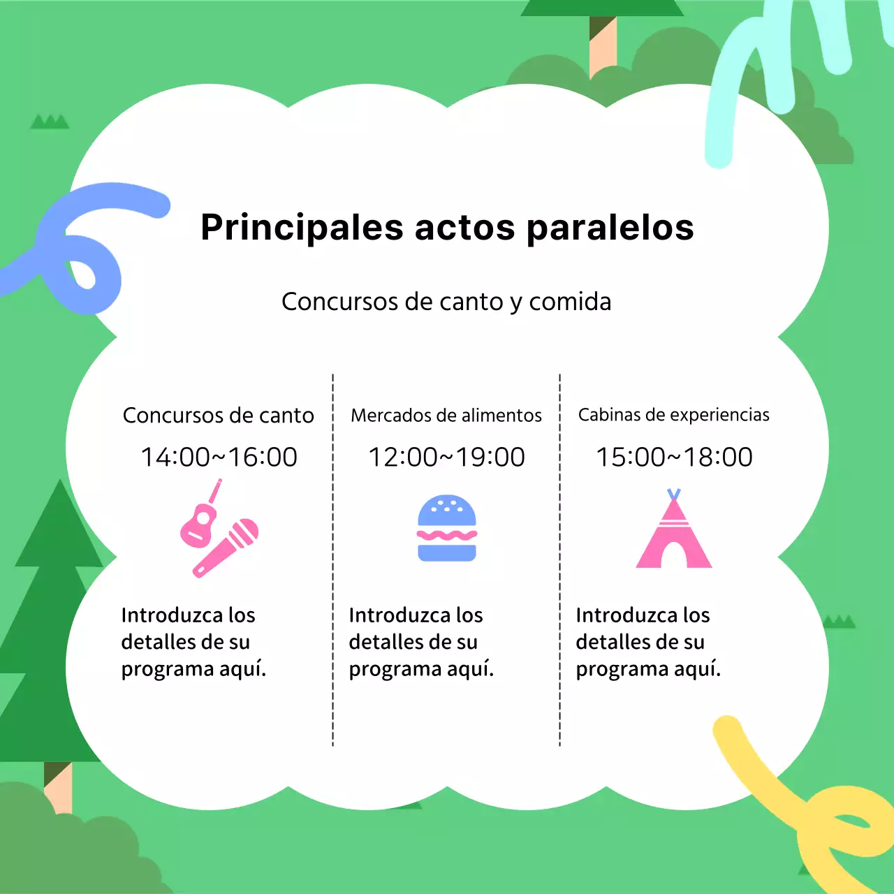 Promover la limpieza verde y negra de la Fiesta de la Unidad del distrito