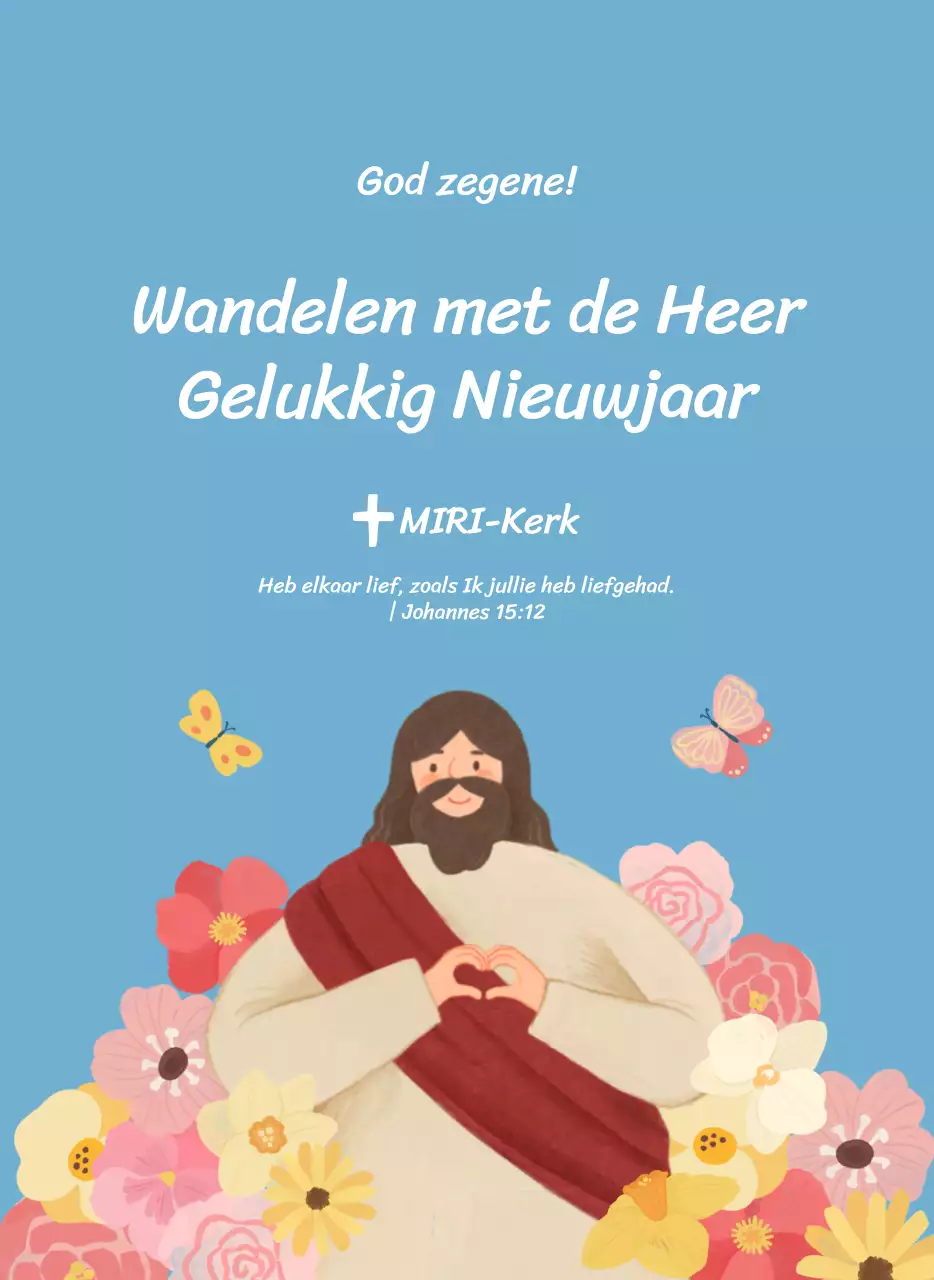 Een devotiekalender met gezellige illustraties en bijbelverzen op een lichtblauwe achtergrond