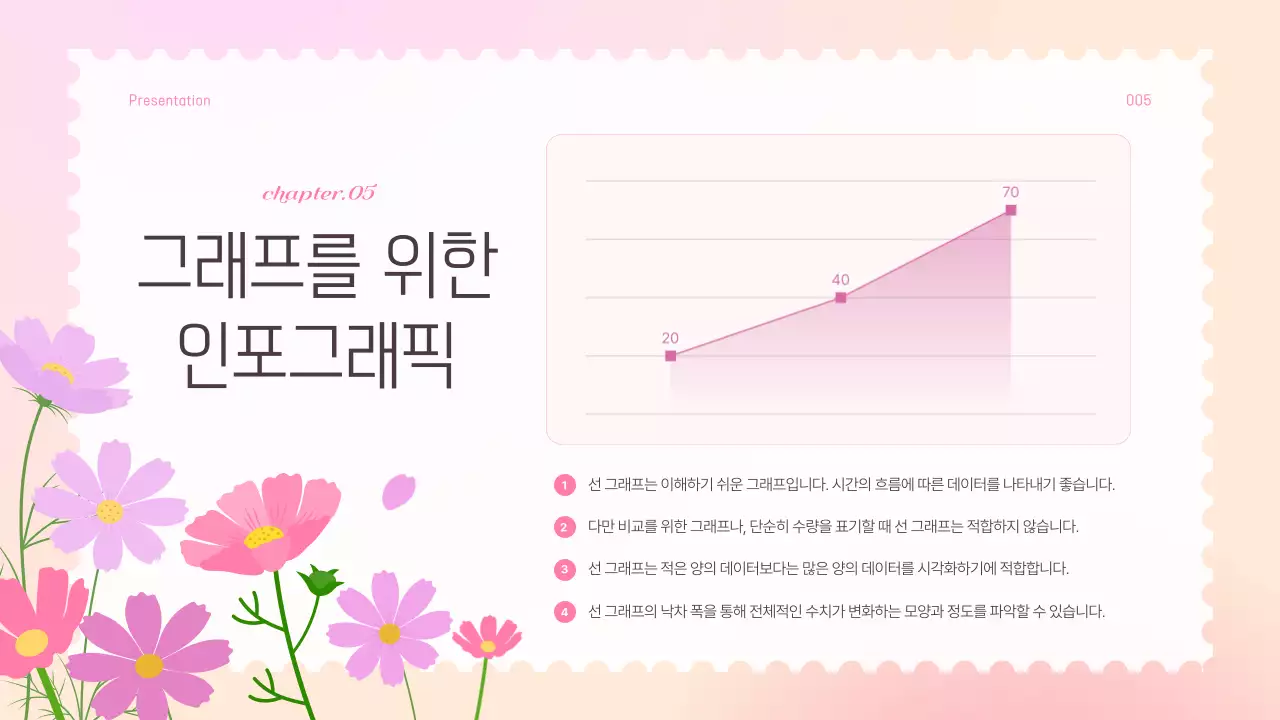 핑크와 보라색의 아기자기한 가을 배경 안내서