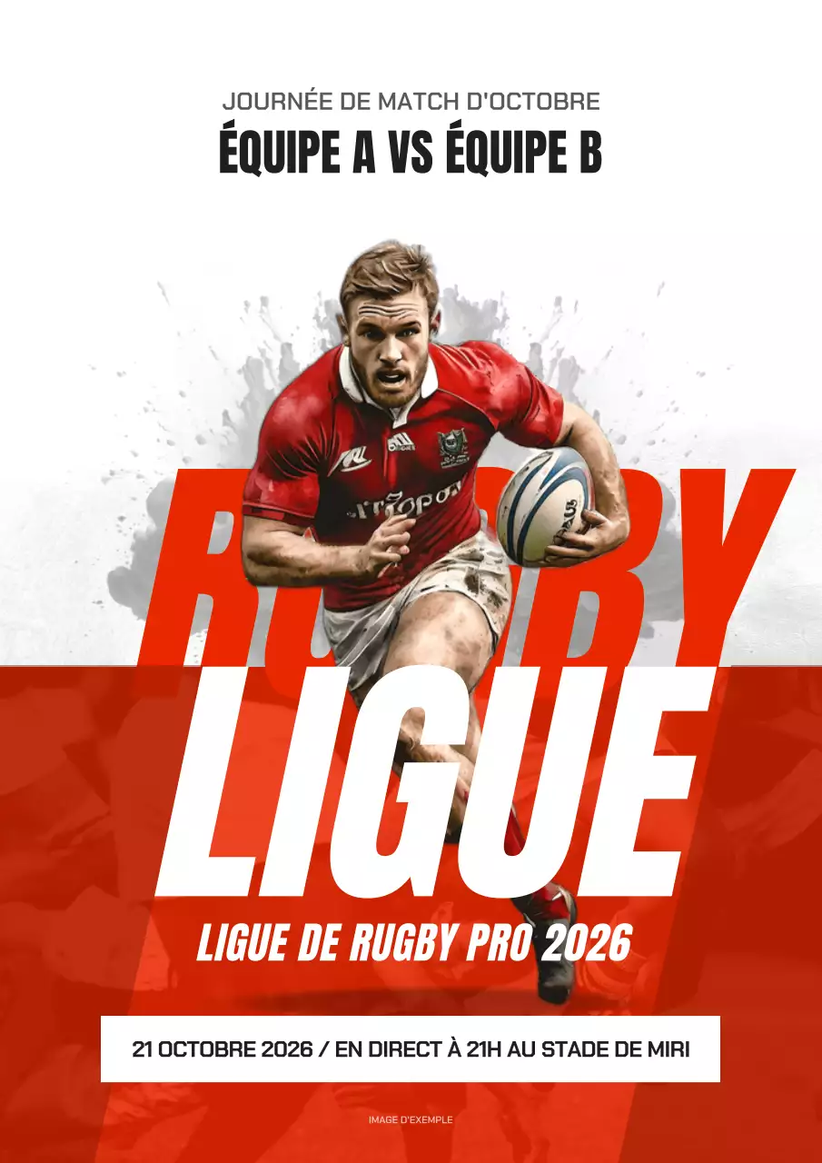 Promouvoir le rugby moderne en rouge et blanc
