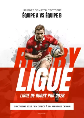 Promouvoir le rugby moderne en rouge et blanc