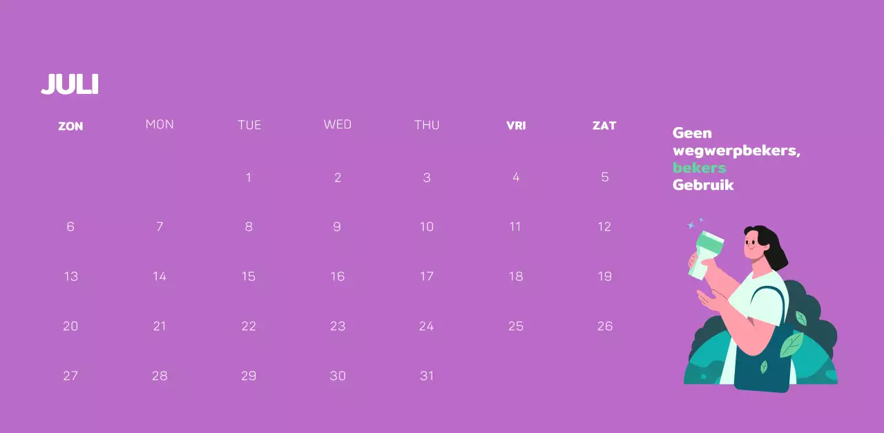 Een sociale stichting die de feestdagen viert met kleurrijke illustraties van mensen en de planeet.