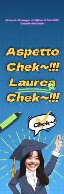 Divertenti striscioni con cappelli di laurea illustrati