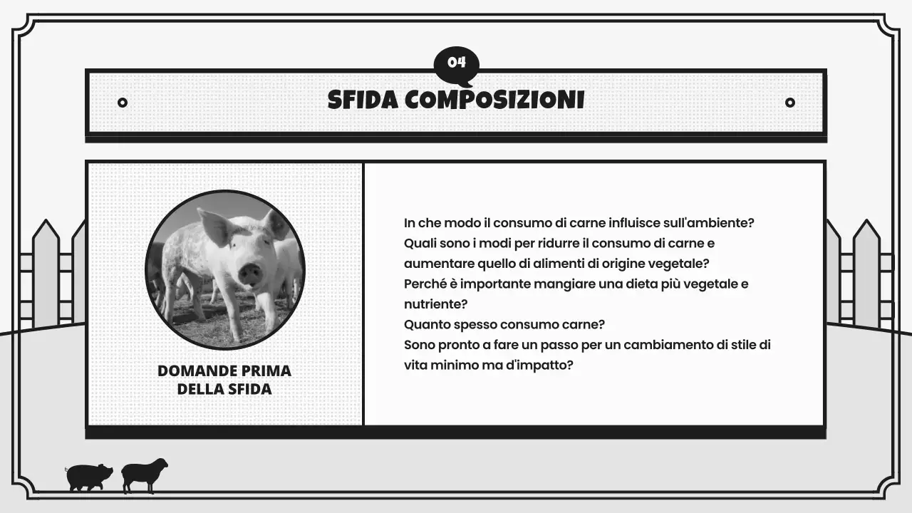 Campagna retro della Giornata Mondiale Vegana in grigio e nero