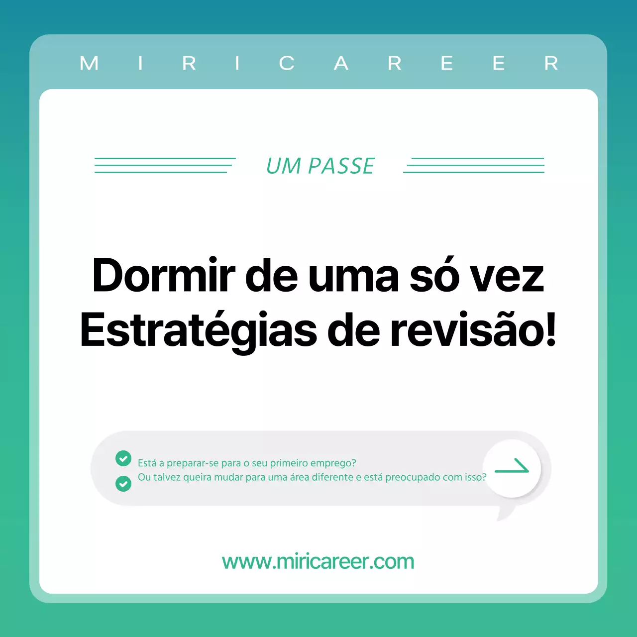 Promover uma sessão de degustação simples, com um tutor de menta e branco