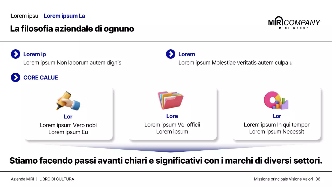 Il libro della cultura aziendale moderna di Navy Blue