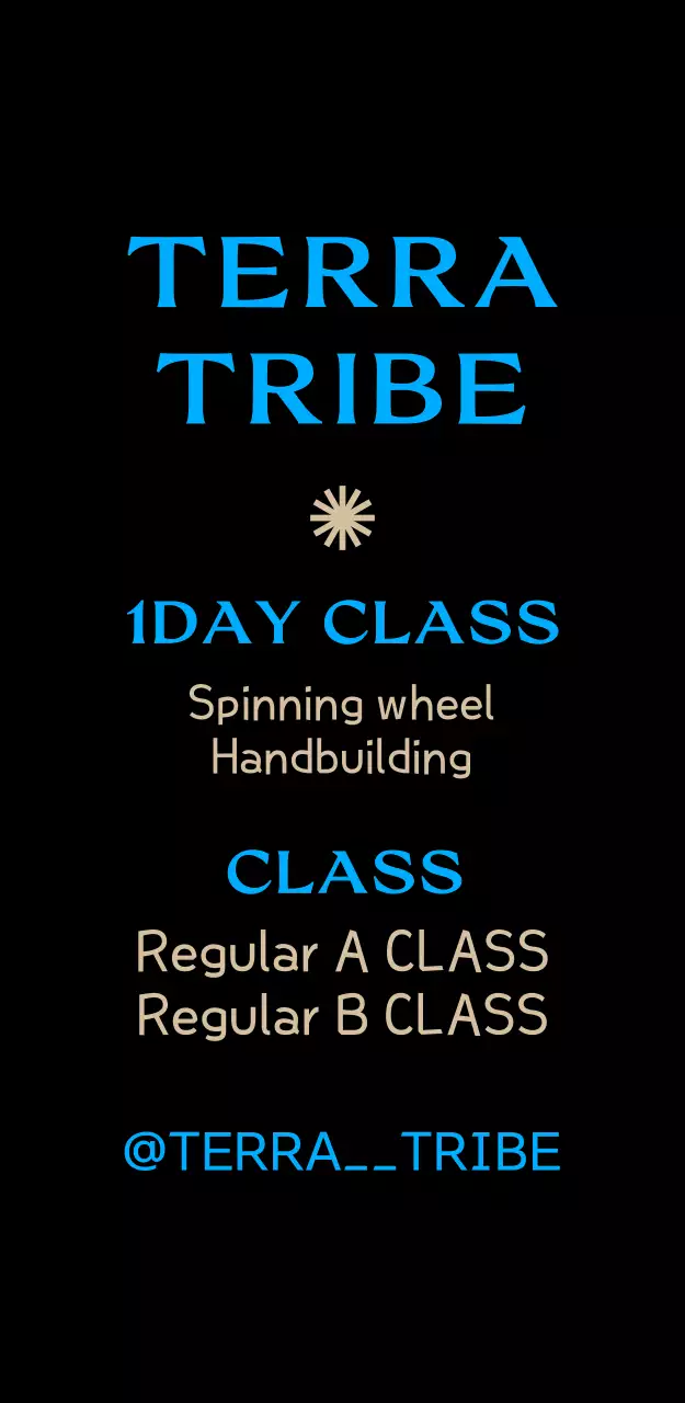 Minimalist pottery character pottery studio signage