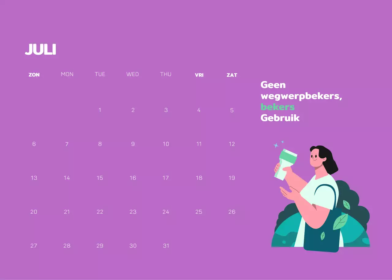 Een sociale stichting die de feestdagen viert met kleurrijke illustraties van mensen en de planeet.