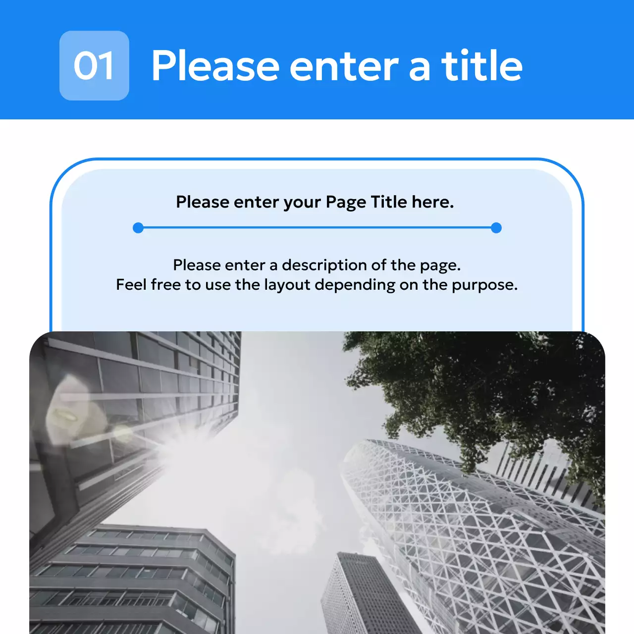 Blue Modern Business Newsletter Instagram Carousel