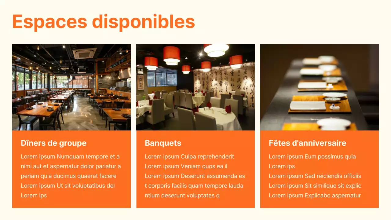Le guide des restaurants d'Orange