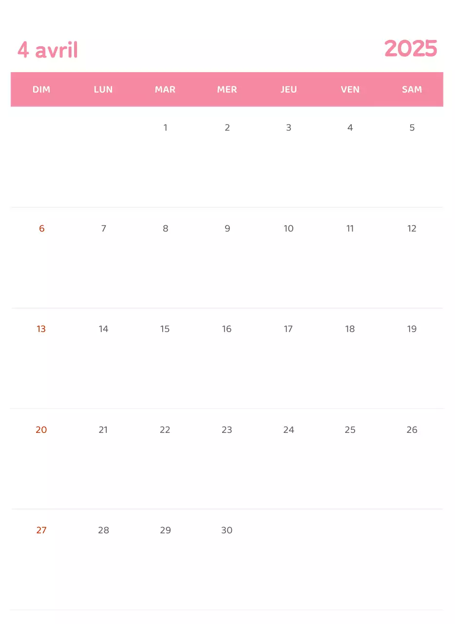 Calendriers avec illustrations colorées et émotionnelles