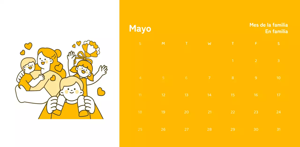 Calendarios con ilustraciones coloristas y emotivas