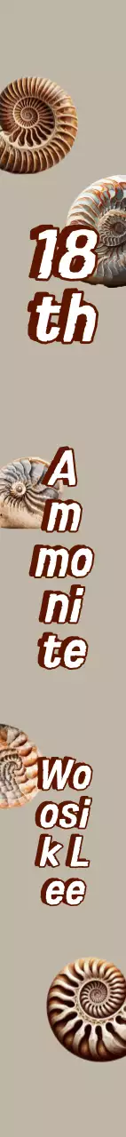 Selempang Wisuda Fosil Amonite