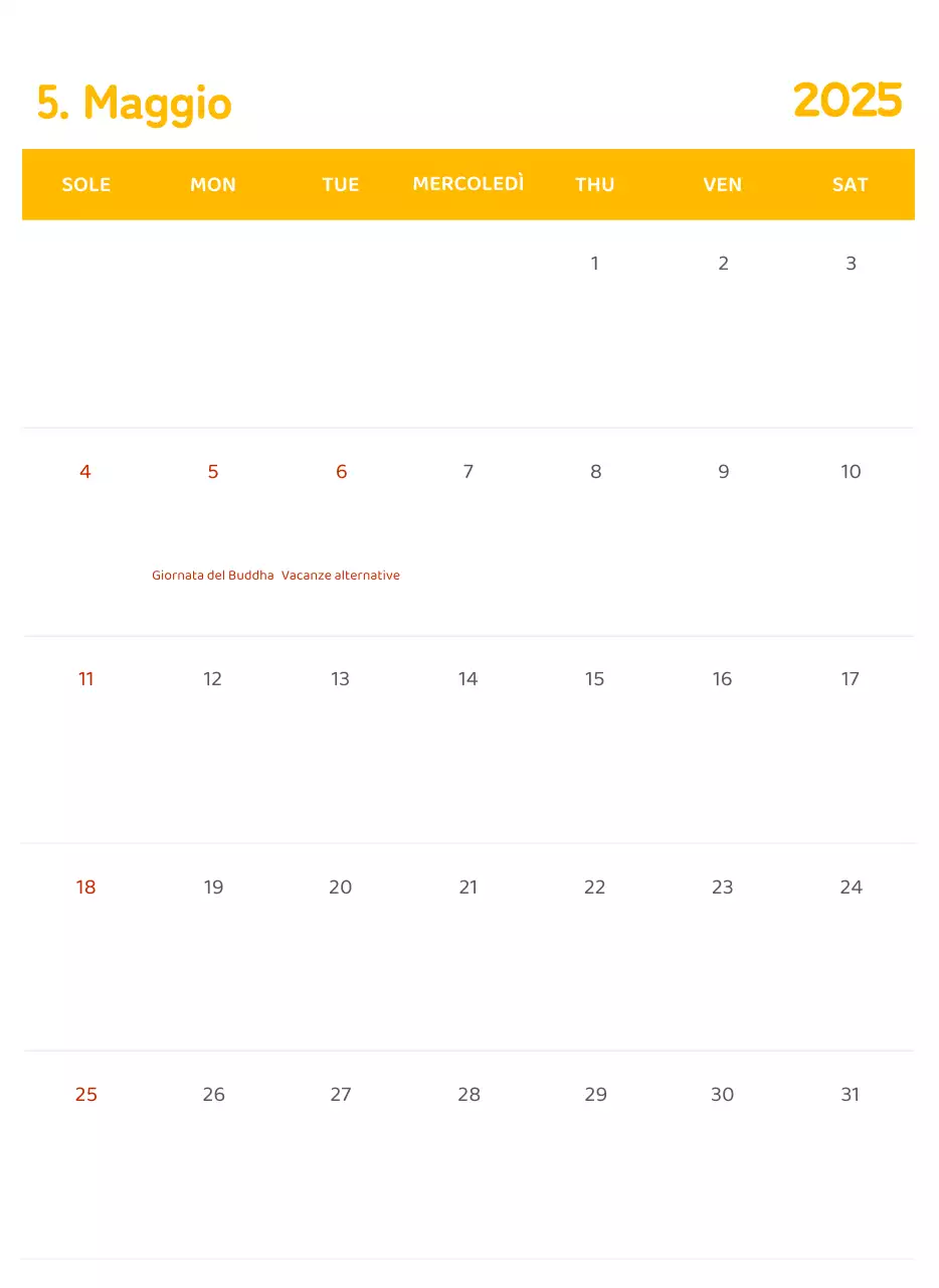 Calendari con illustrazioni colorate ed emozionali
