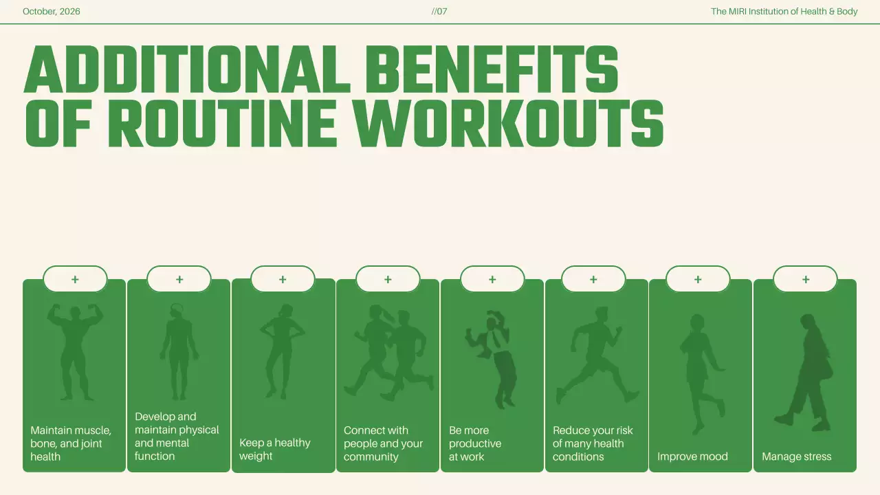 Green Modern Fitness Guide Presentation