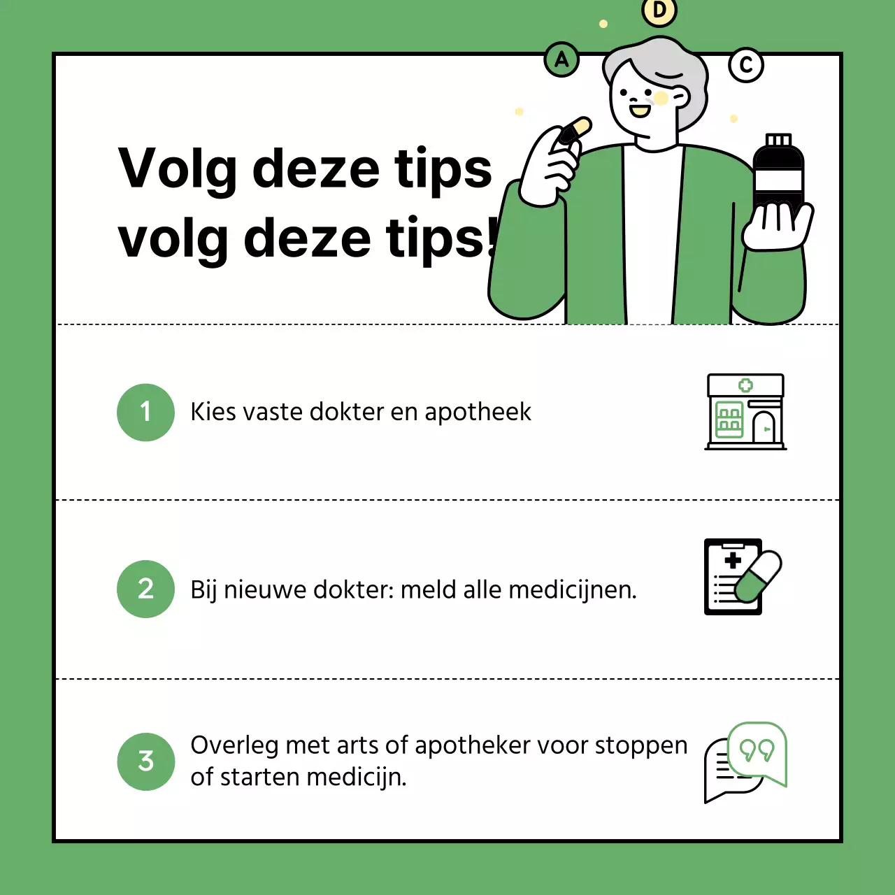 De groene en gele, no-nonsense gids voor de juiste manier om medicijnen te gebruiken