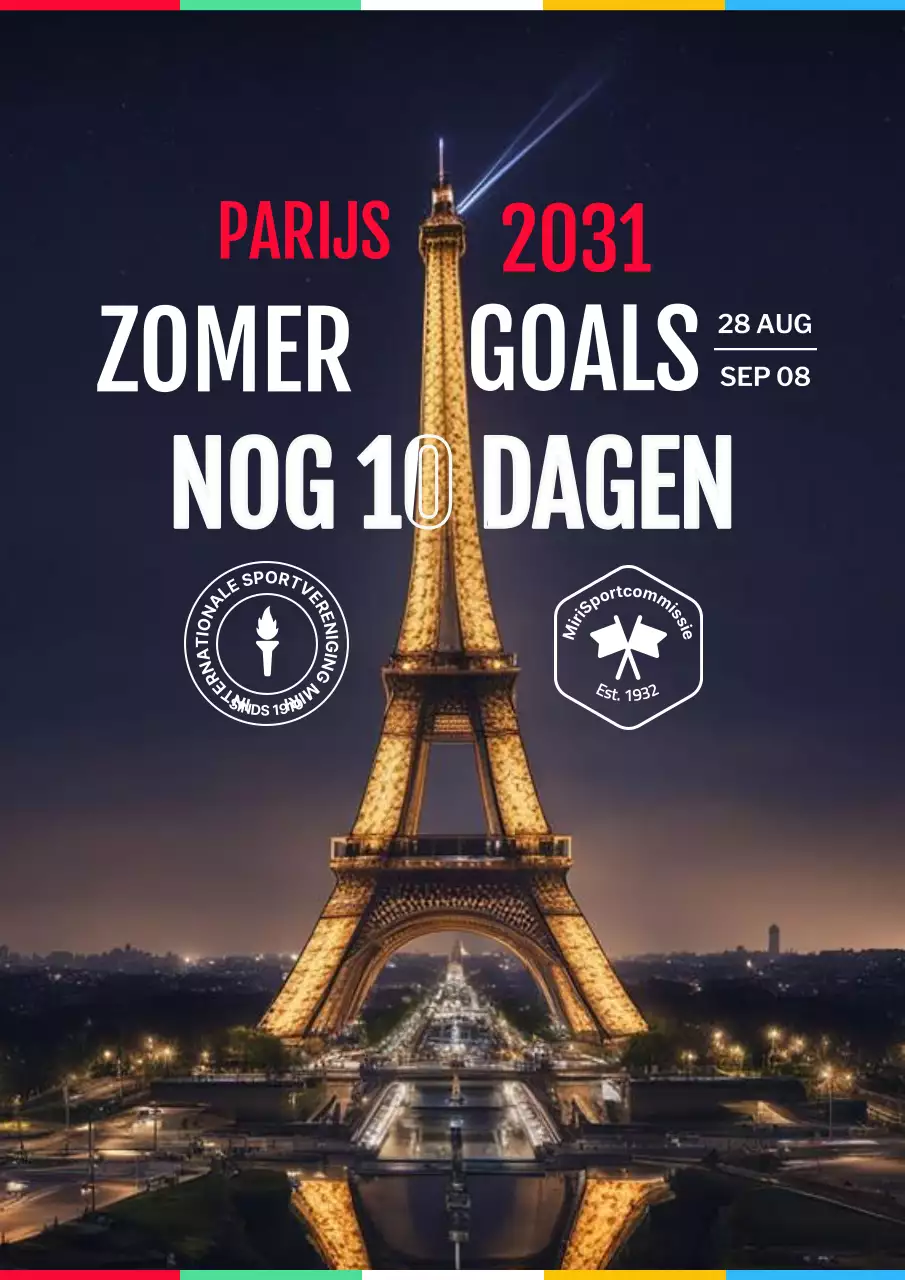 Blauw En Zwart En Wit Modern Generiek Sporttoernooi Promotie