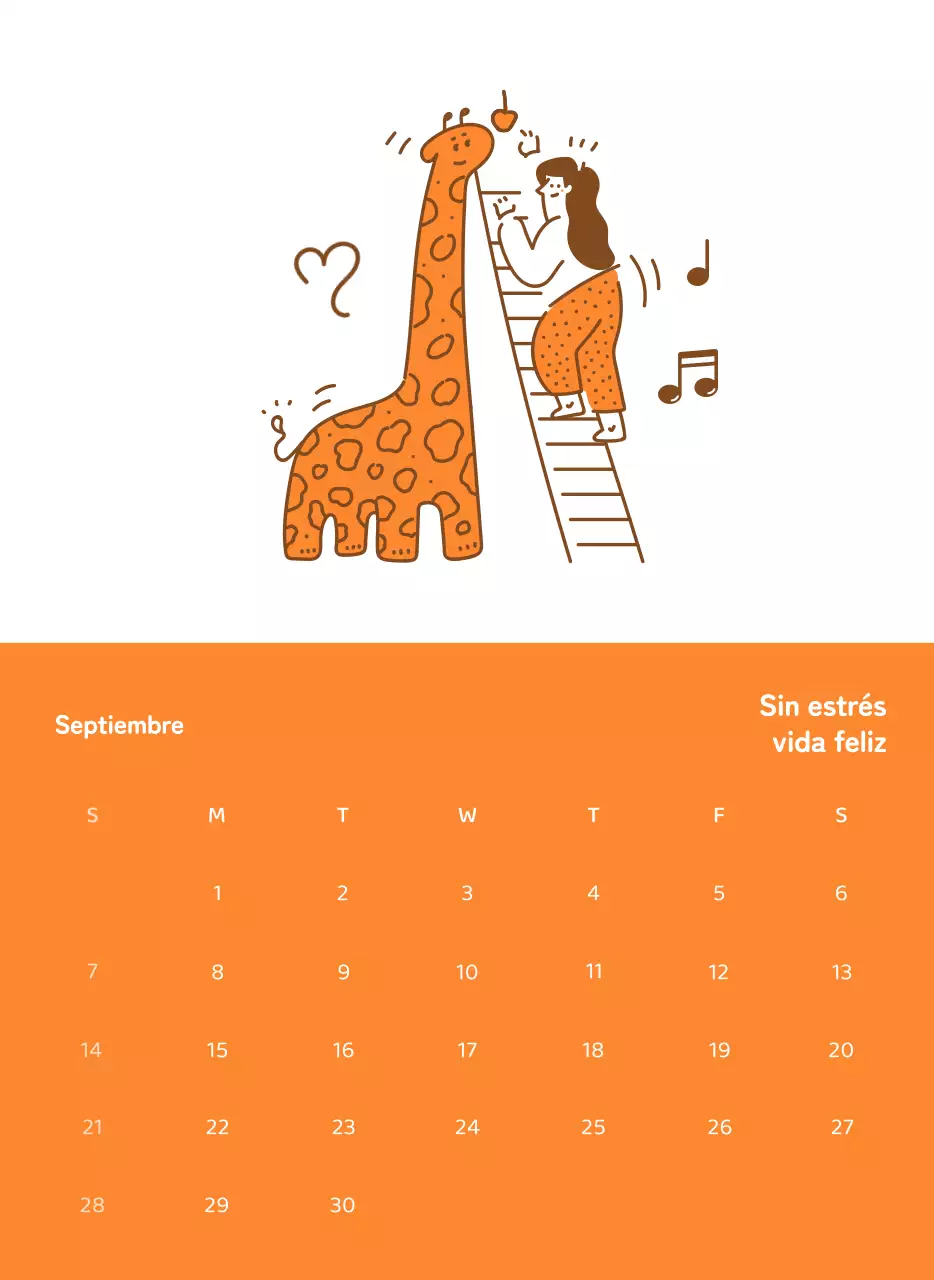 Calendarios con ilustraciones coloristas y emotivas