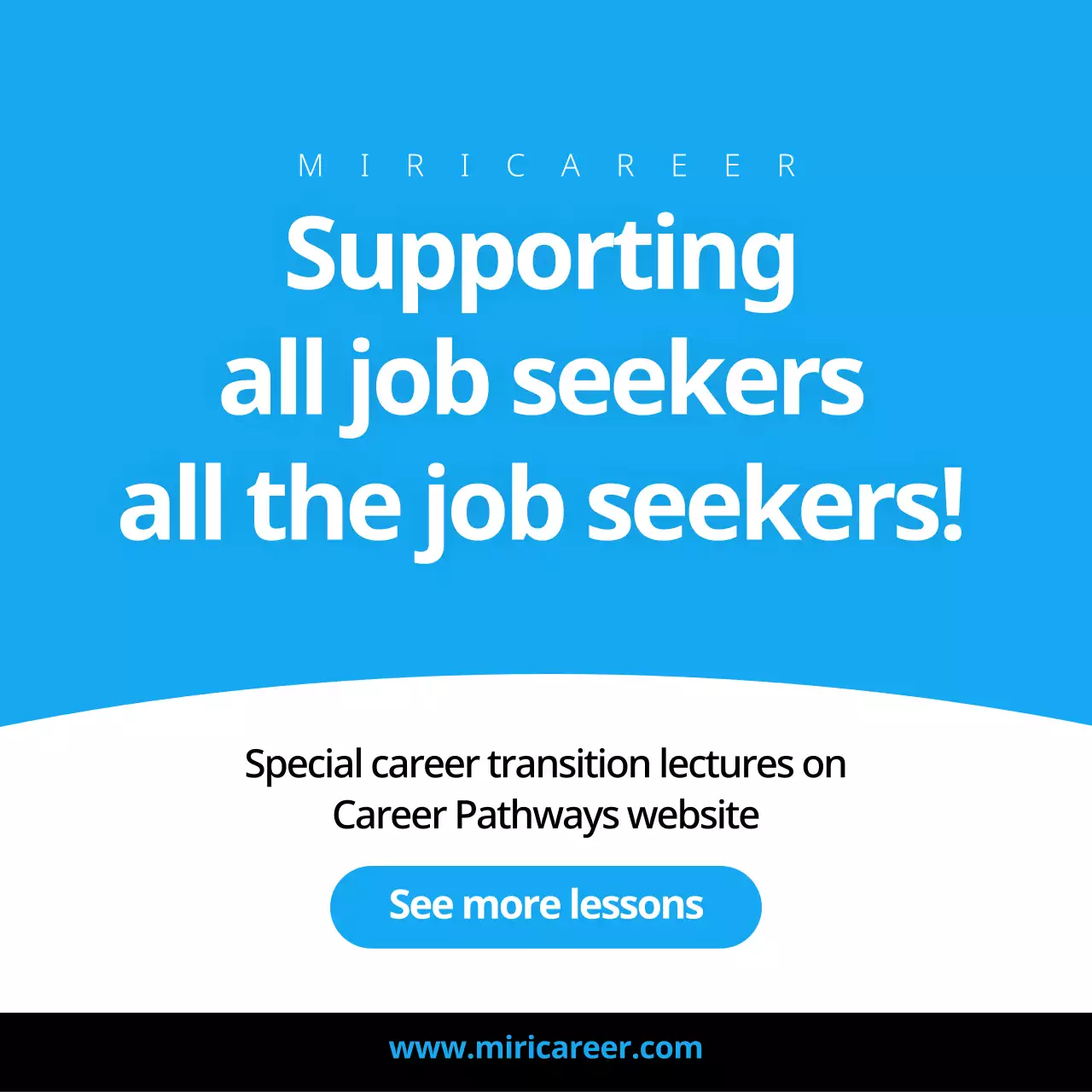 Blue Modern Job Class Instagram Carousel