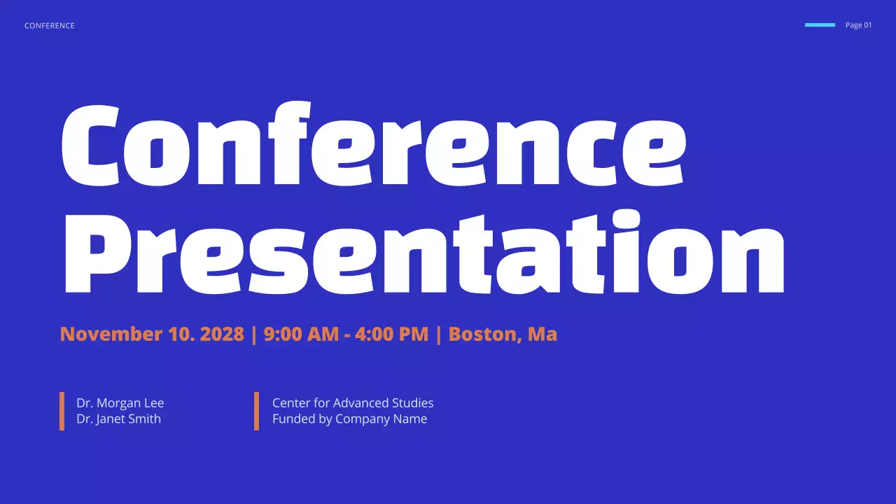 Blue Modern Business Presentation