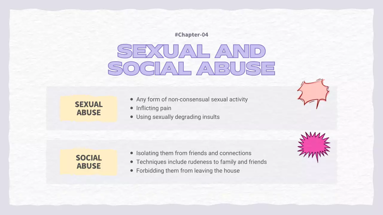 Purple Simple Awareness Announcement Presentation