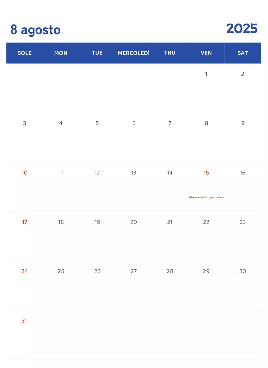 Calendari con illustrazioni colorate ed emozionali