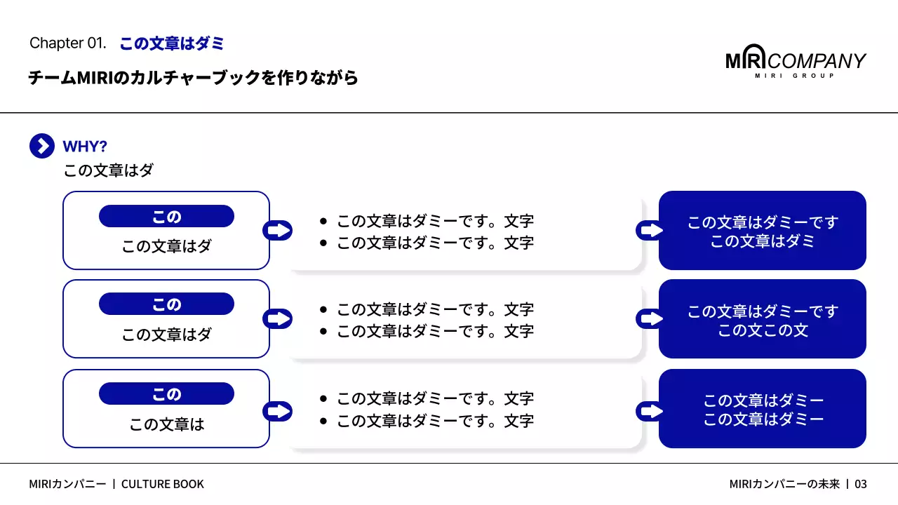 青 モダン ビジネス ドキュメント プレゼンテーション