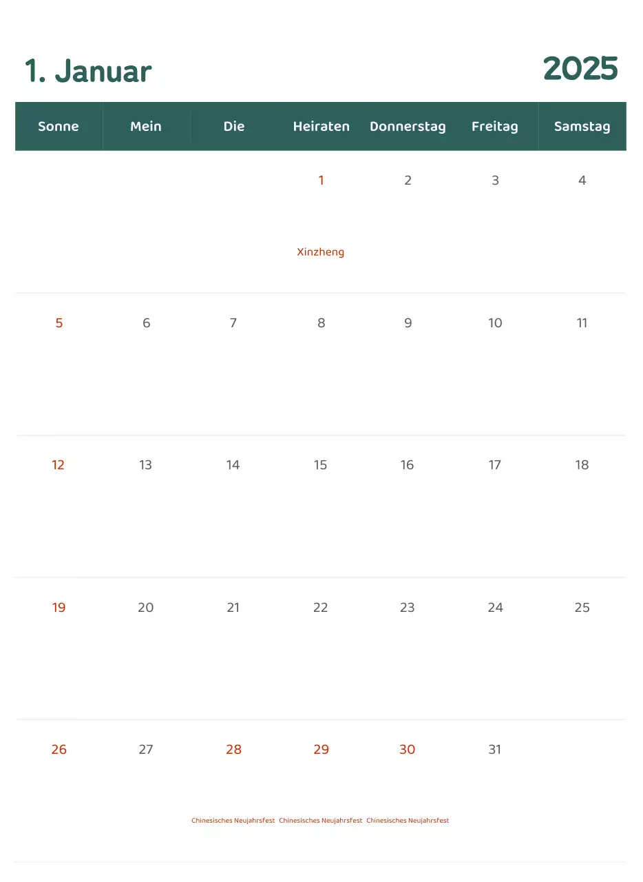 Kalender mit farbenfrohen und emotionalen Illustrationen