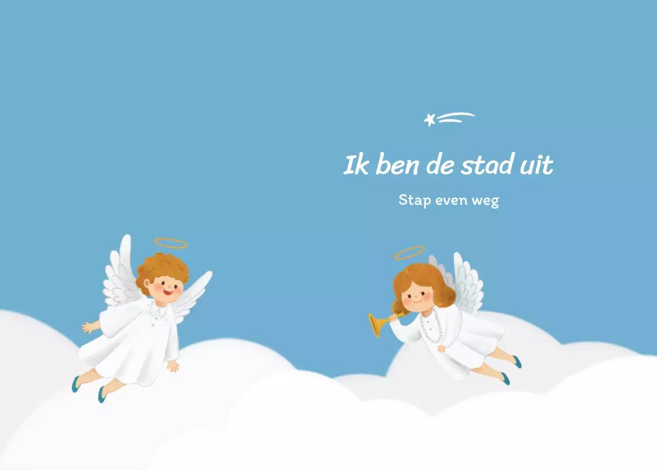 Een devotiekalender met gezellige illustraties en bijbelverzen op een lichtblauwe achtergrond