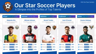 Blue Modern Soccer Announcement Infographic