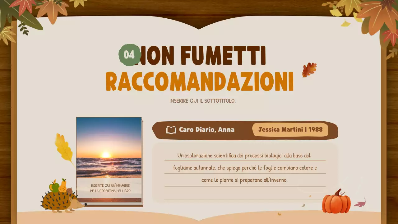 Raccomandazioni per i libri della casa editrice Autunno Naturale Marrone e Beige